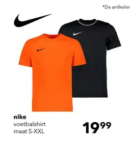 Scapino Nike Dri-FIT Park VIII SS heren sport T-shirt oranje aanbieding