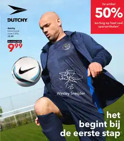 Scapino Dutchy heren trainingsjas blauw aanbieding
