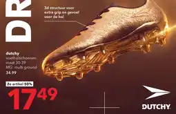 Scapino Dutchy MG kinder voetbalschoenen goud aanbieding