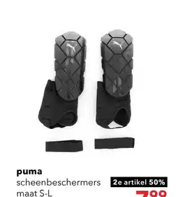 Scapino Puma King Ankle scheenbeschermers zwart aanbieding