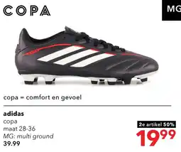 Scapino Adidas Copa Pure IV Club MG kinder voetbalschoenen zwart aanbieding