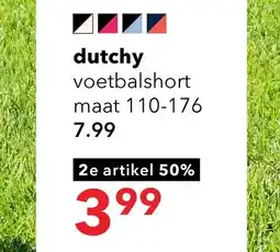 Scapino Dutchy Dry kinder voetbal T-shirt zwart aanbieding