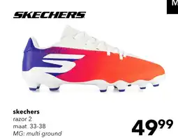 Scapino Skechers Razor 2 MG kinder voetbalschoenen rood aanbieding