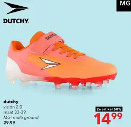 Scapino Dutchy Vision 2.0 FG kinder voetbalschoenen oranje aanbieding
