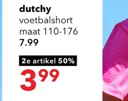 Scapino Dutchy Dry kinder voetbal T-shirt roze aanbieding