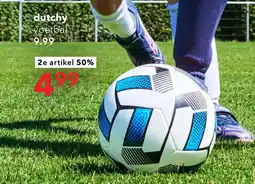 Scapino Dutchy voetbal wit blauw aanbieding