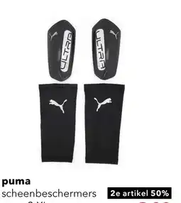 Scapino Puma Ultra Light Sleeve scheenbeschermers zwart aanbieding