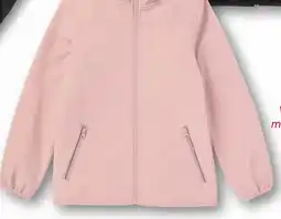 Kik Kinder softshell jas roze aanbieding