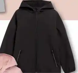 Kik Kinder softshell jas zwart aanbieding