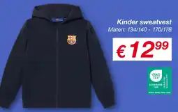 Kik Kinder sweatvest aanbieding