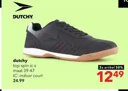 Scapino Dutchy IC heren zaalschoenen zwart aanbieding