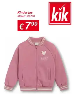 Kik Kinder jas aanbieding