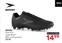 Scapino Dutchy Flow MG heren voetbalschoenen zwart aanbieding