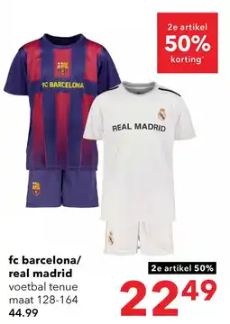 Scapino FC Barcelona kinder sport set blauw rood aanbieding