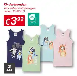 Kik Kinder hemden aanbieding