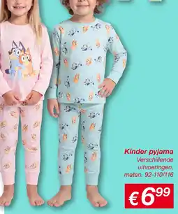 Kik Kinder pyjama aanbieding