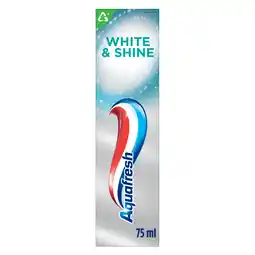 PLUS Aquafresh Tandpasta White & Shine aanbieding