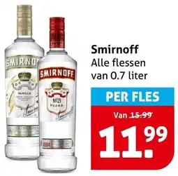 Hoogvliet Smirnoff aanbieding