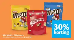Albert Heijn Alle M&M's of Maltesers aanbieding