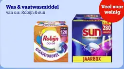 Bol.com Was & vaatwasmiddel van o.a. Robijn & sun aanbieding