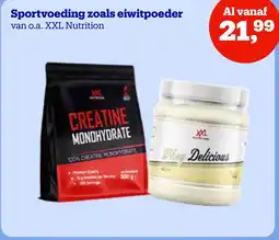 Bol.com Sportvoeding zoals eiwitpoeder van o.a. XXL Nutrition aanbieding
