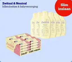 Bol.com Zwitsal & Neutral billendoekjes & babyverzorging aanbieding