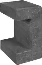 Bol.com U-element zwart 15x20x30 cm aanbieding
