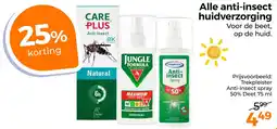 Trekpleister Alle anti-insect huidverzorging aanbieding