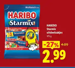 Lidl HARIBO Starmix uitdeelzakjes aanbieding