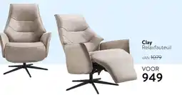 Profijt Meubel Clay Relaxfauteuil aanbieding