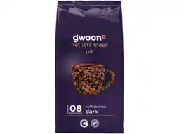Hoogvliet G'woon Koffiebonen dark roast aanbieding
