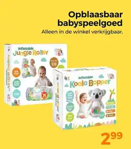 Trekpleister Opblaasbaar babyspeelgoed aanbieding