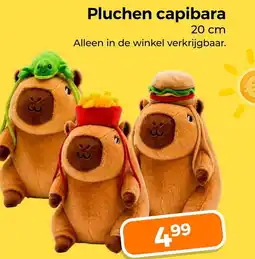 Trekpleister Pluchen capibara aanbieding