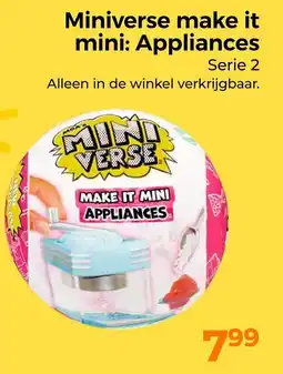 Trekpleister Miniverse make it mini: Appliances aanbieding