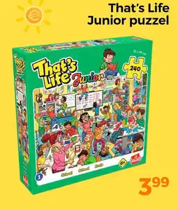 Trekpleister That's Life Junior puzzel aanbieding