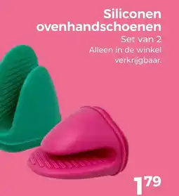 Trekpleister Siliconen ovenhandschoenen aanbieding