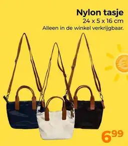 Trekpleister Nylon tasje aanbieding