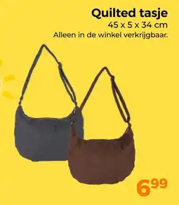 Trekpleister Quilted tasje aanbieding