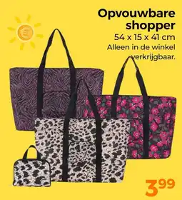 Trekpleister Opvouwbare shopper aanbieding