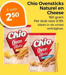 Trekpleister Chio Ovensticks Naturel en Cheese aanbieding