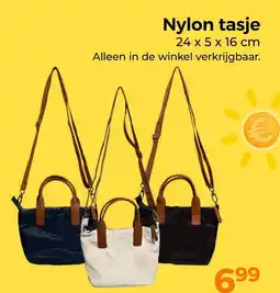 Trekpleister Nylon tasje aanbieding