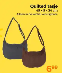 Trekpleister Quilted tasje aanbieding