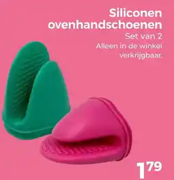 Trekpleister Siliconen ovenhandschoenen aanbieding