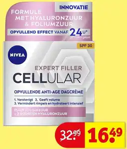 Kruidvat Nivea Expert Filler Cellular SPF 30 aanbieding