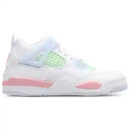 Foot Locker Jordan Retro 4 Peuterschoenen - Wit - Maat 32 - Leer aanbieding