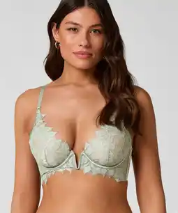 Hunkemoller Hunkemöller Niet-Voorgevormde Beugel bh Malou Groen aanbieding