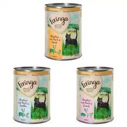 Zooplus Feringa Country Style Menu 6 x 400 g - Mixpakket 2: Eend, lam, koolvis aanbieding