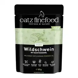 Zooplus catz finefood Pure Pouch 8 x 85 g - No.109 Wild zwijn (8 x 85 g) aanbieding