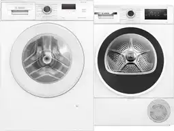 Coolblue Bosch WGE0340CNL + Bosch WTH8520CNL aanbieding