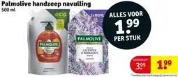 Kruidvat Palmolive handzeep navulling aanbieding